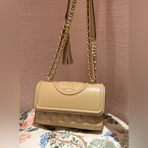 NWT Tory Burch Fleming Small Convertible Shoulder Bag